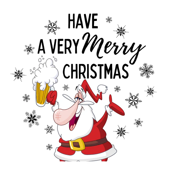 Merry Christmas Design Edible Drink Toppers - Image 4
