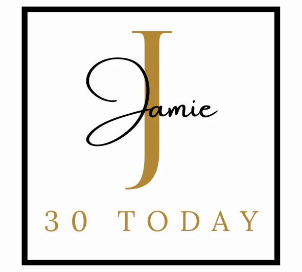 Personalised 30th Birthday Est 1994 Limited Edition Shot Glass & Gold Initial Miniature Alcohol Bottle - Image 3