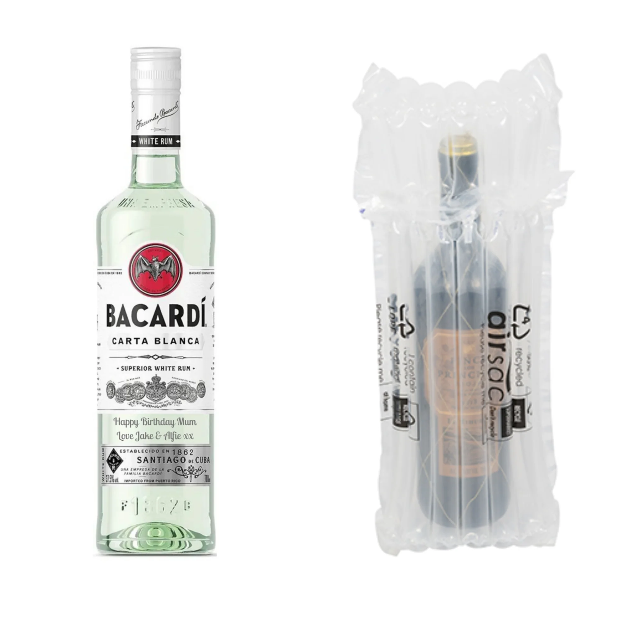 Personalised Bottle of Bacardi 70cl - Image 3