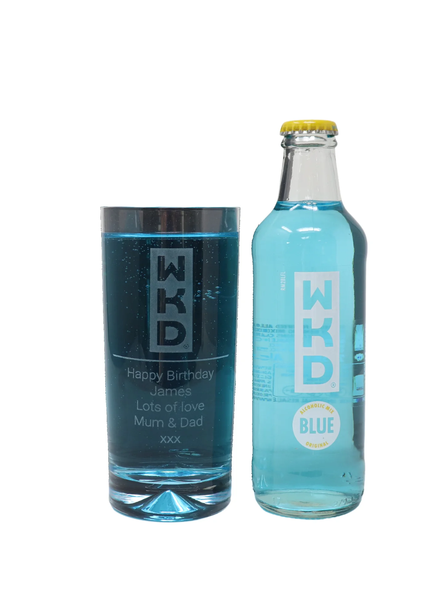 Personalised Highball Glass & WKD Blue - WKD Design - Image 5