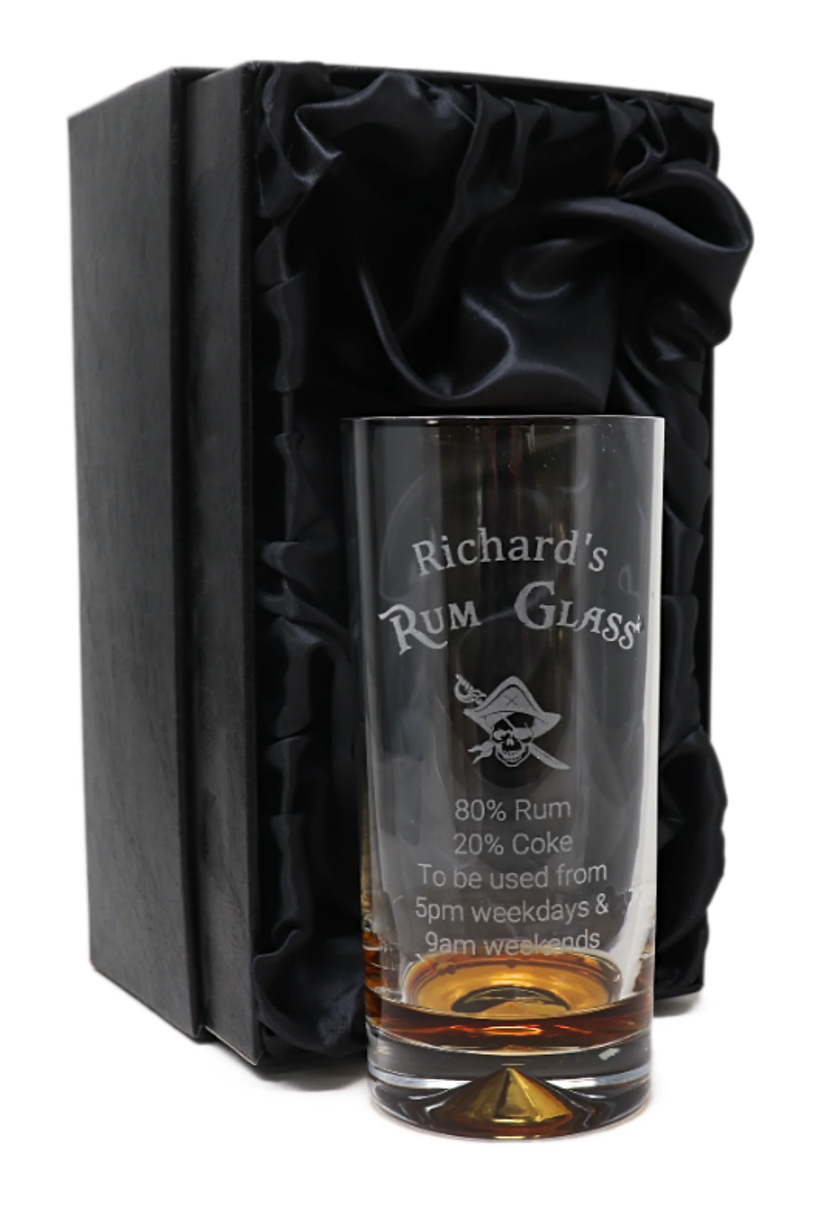 Personalised Rum % Highball Glass - Image 2