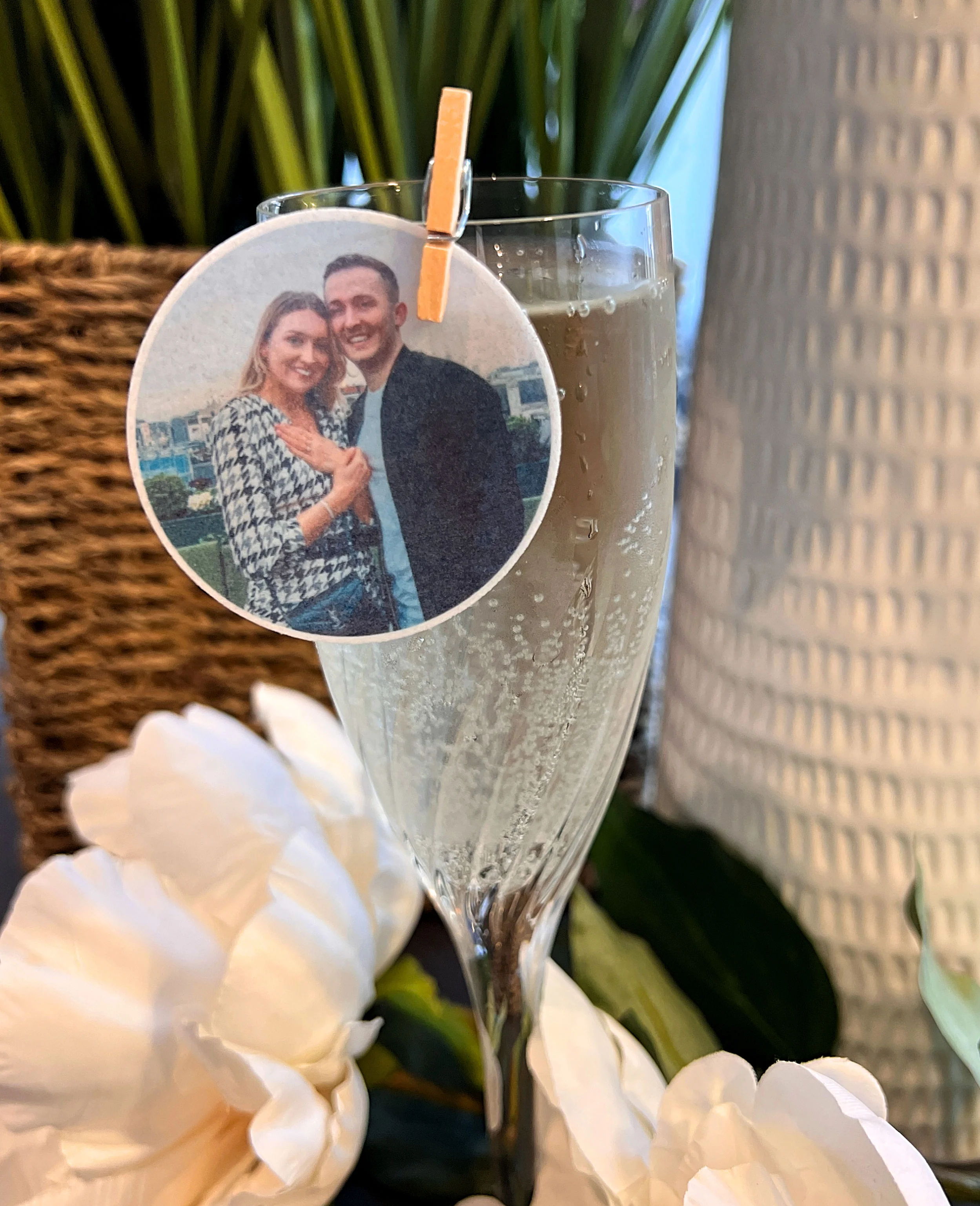 Personalised Photo Edible Cocktail Drink Toppers - Image 3