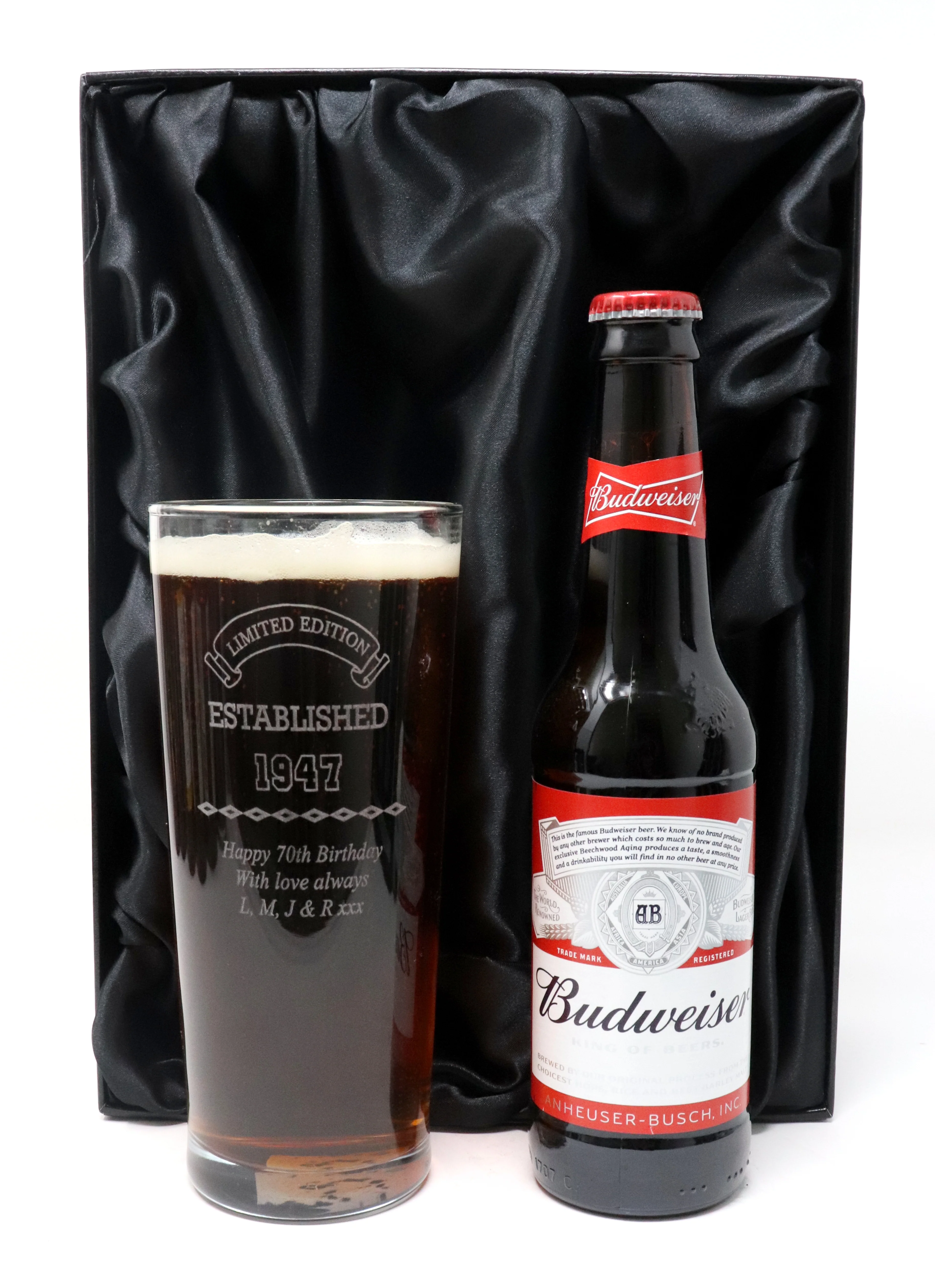 Personalised Pint Glass & Beer/Cider - Established Birthday Design - Image 13