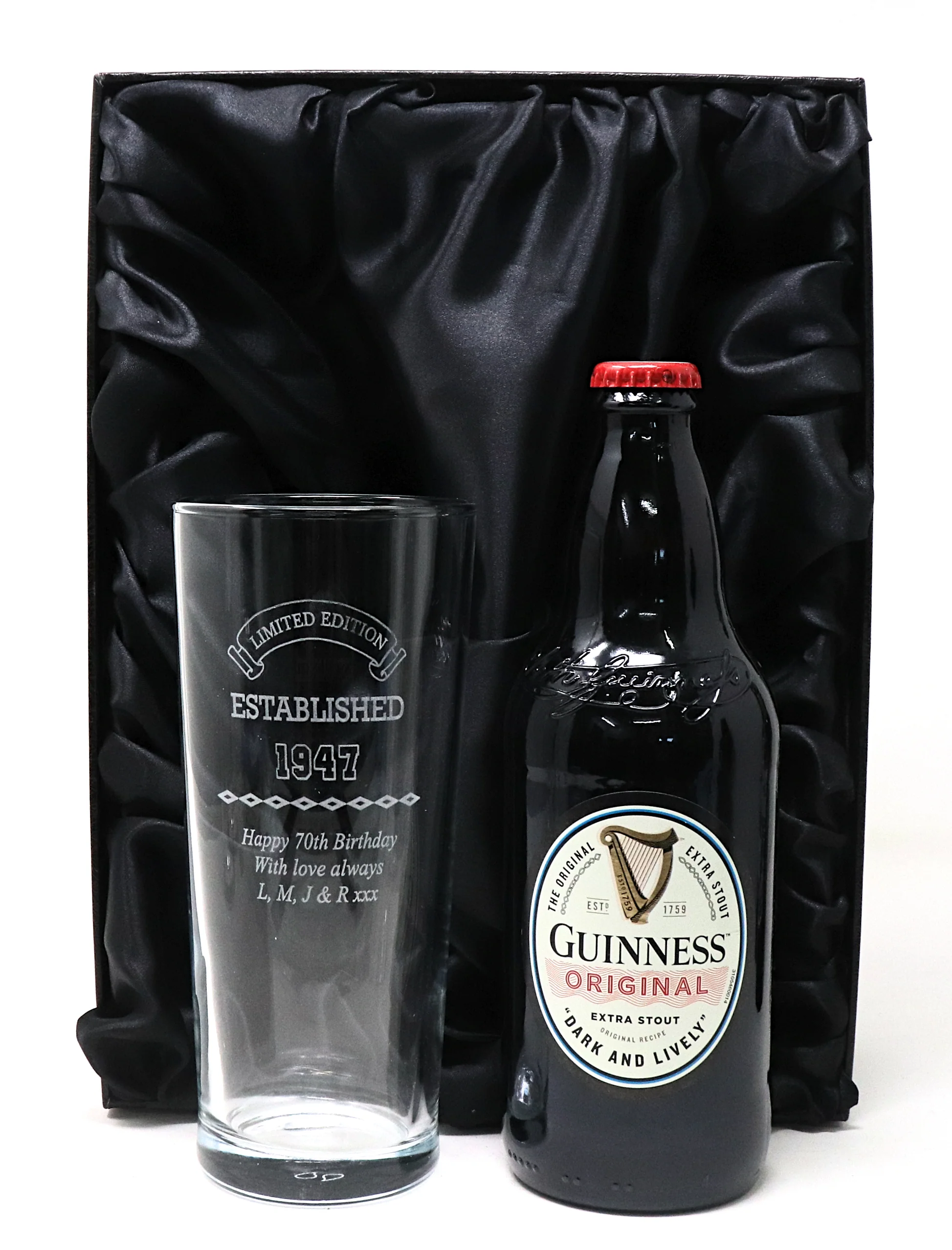 Personalised Pint Glass & Beer/Cider - Established Birthday Design - Image 19