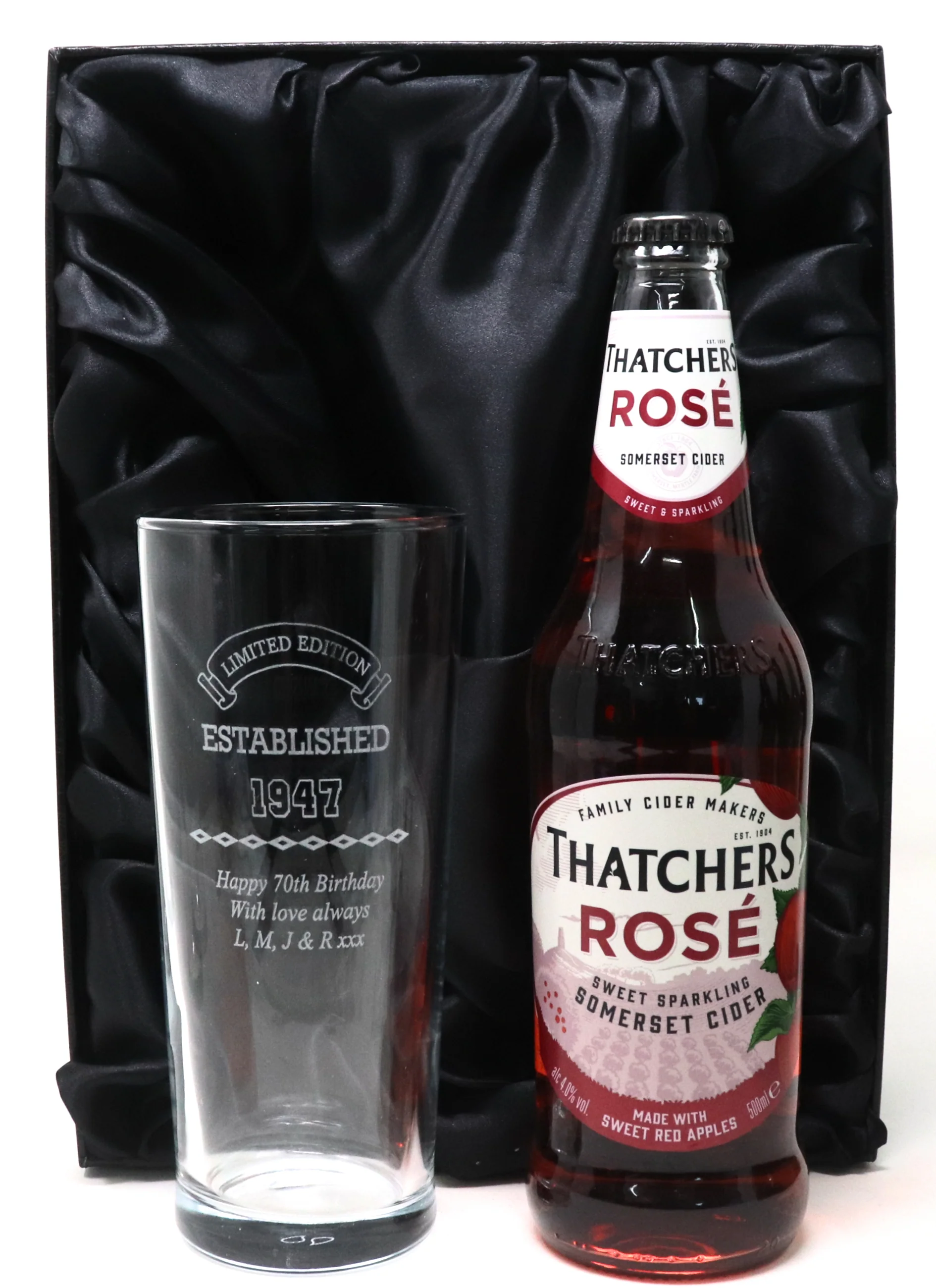 Personalised Pint Glass & Beer/Cider - Established Birthday Design - Image 20
