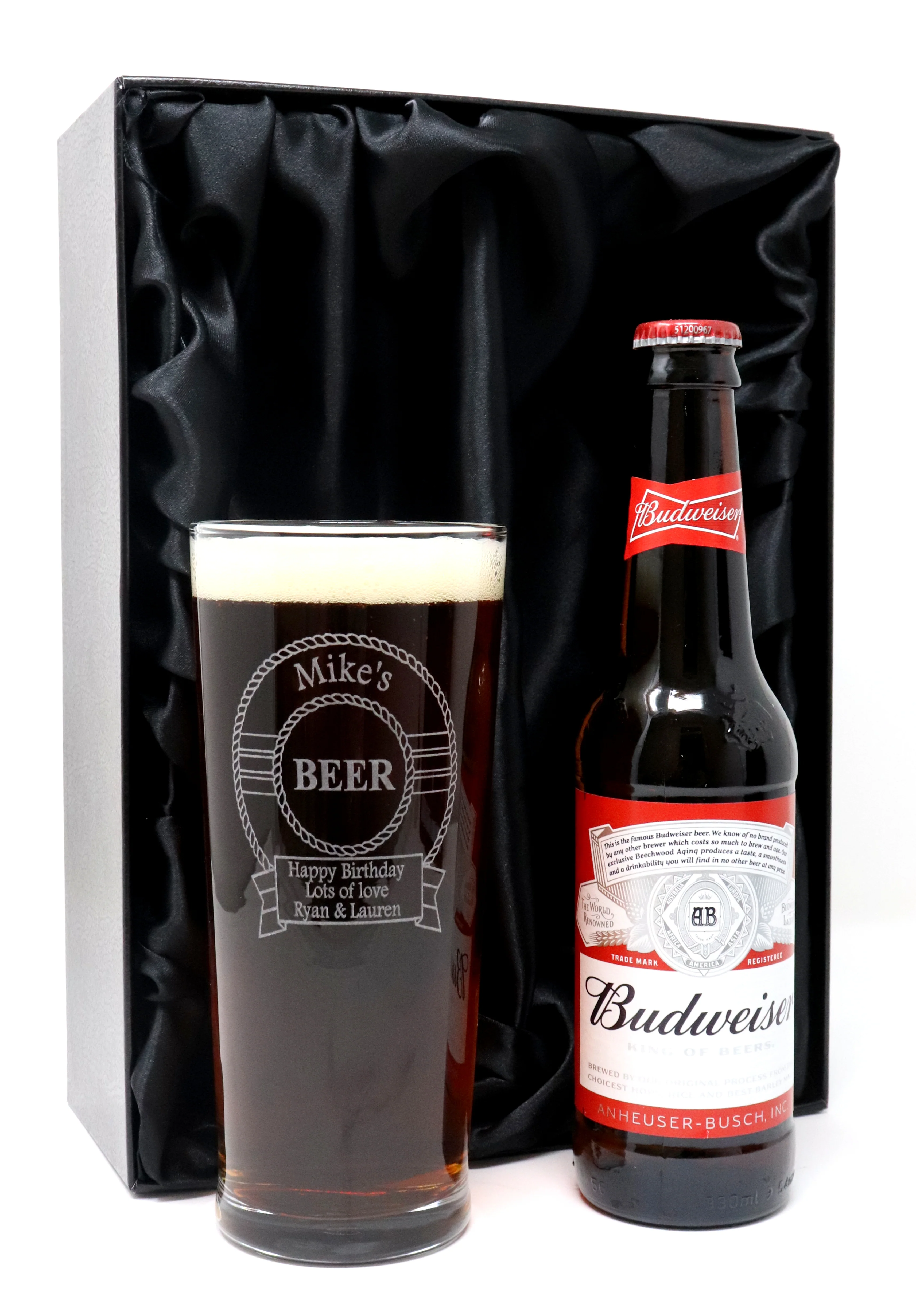Personalised Pint Glass & Beer Gift Set - Beer Design - Image 5