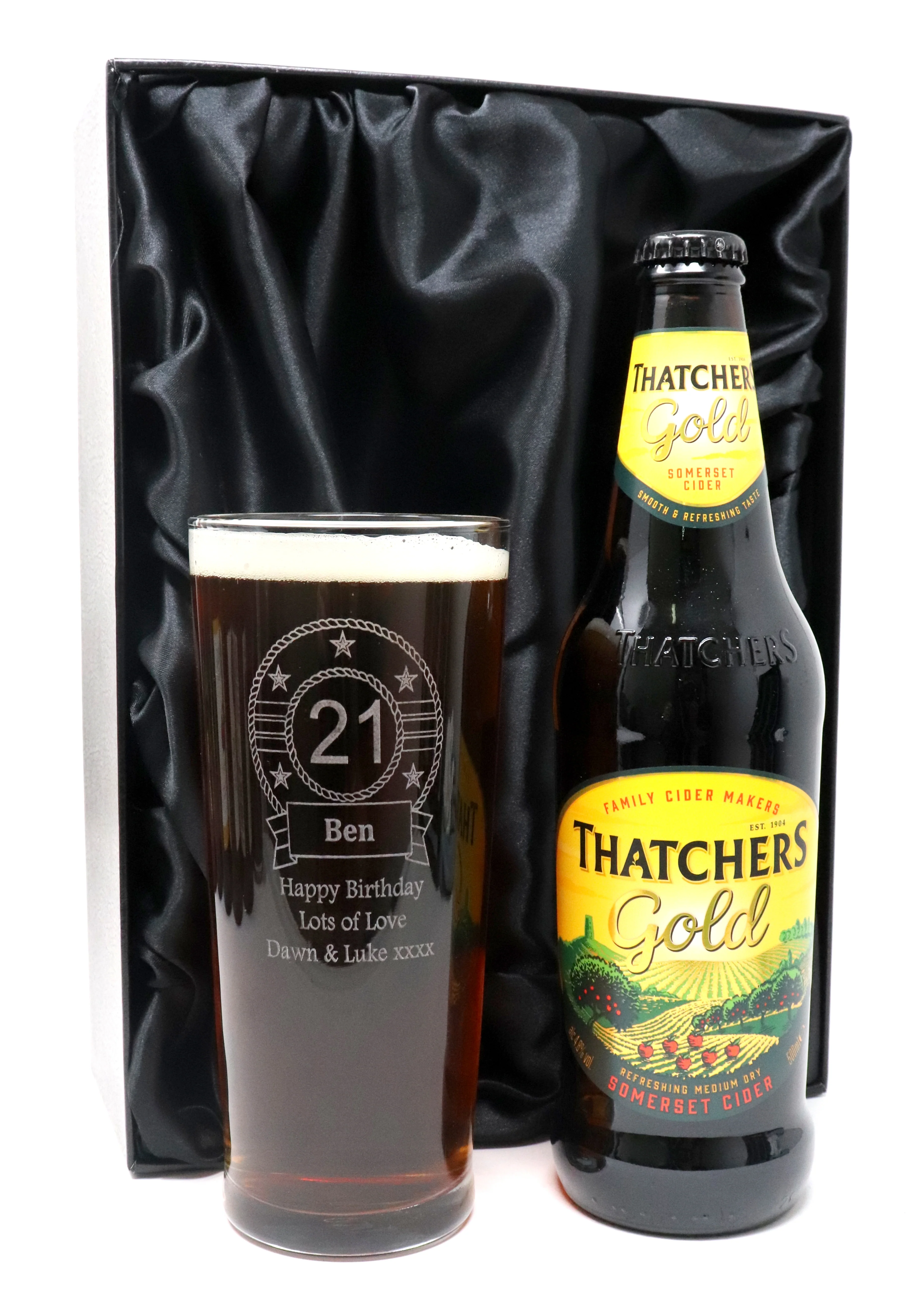 Personalised Birthday Pint Glass & Beer/Cider Gift Set - Image 10