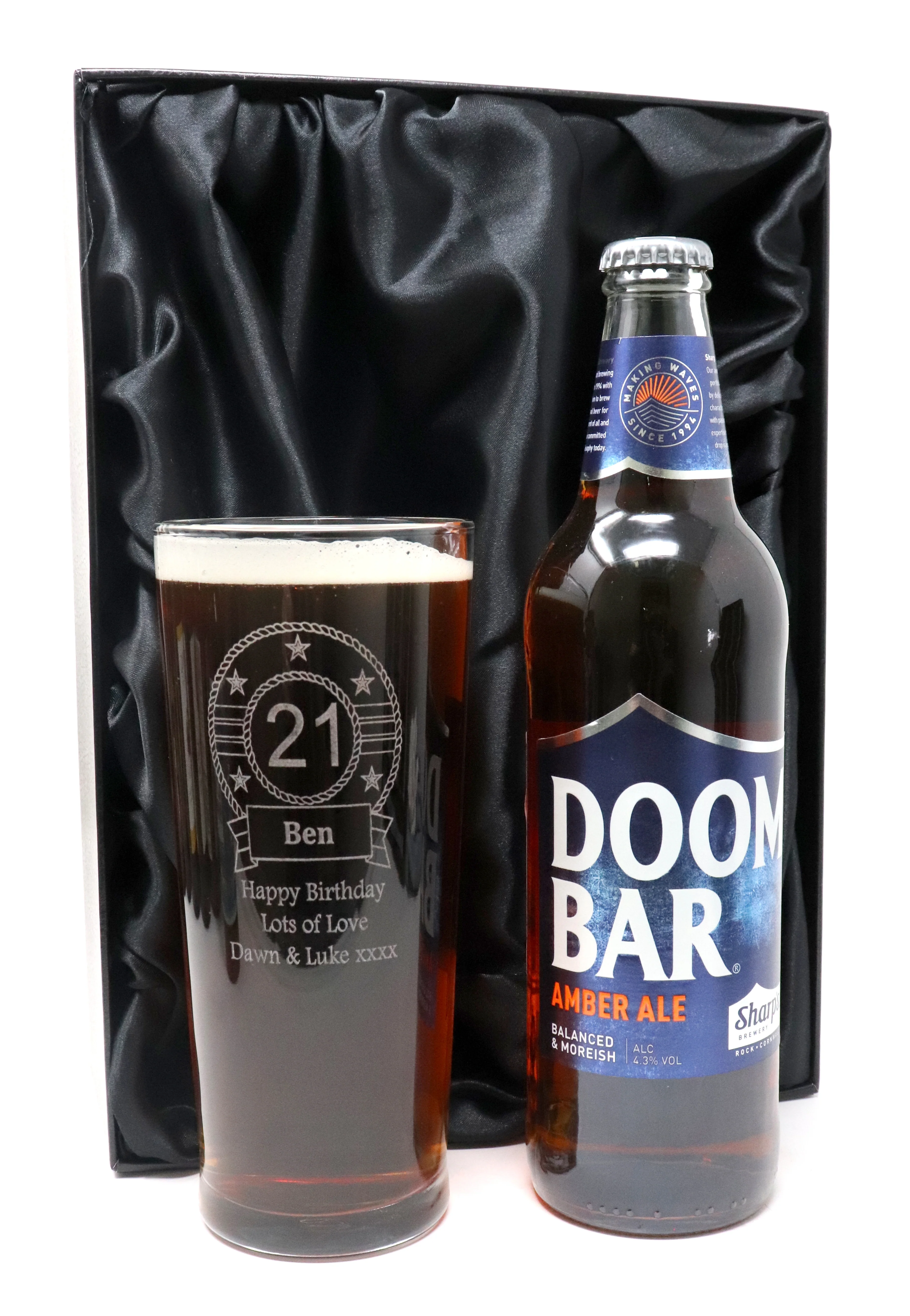Personalised Birthday Pint Glass & Beer/Cider Gift Set - Image 12