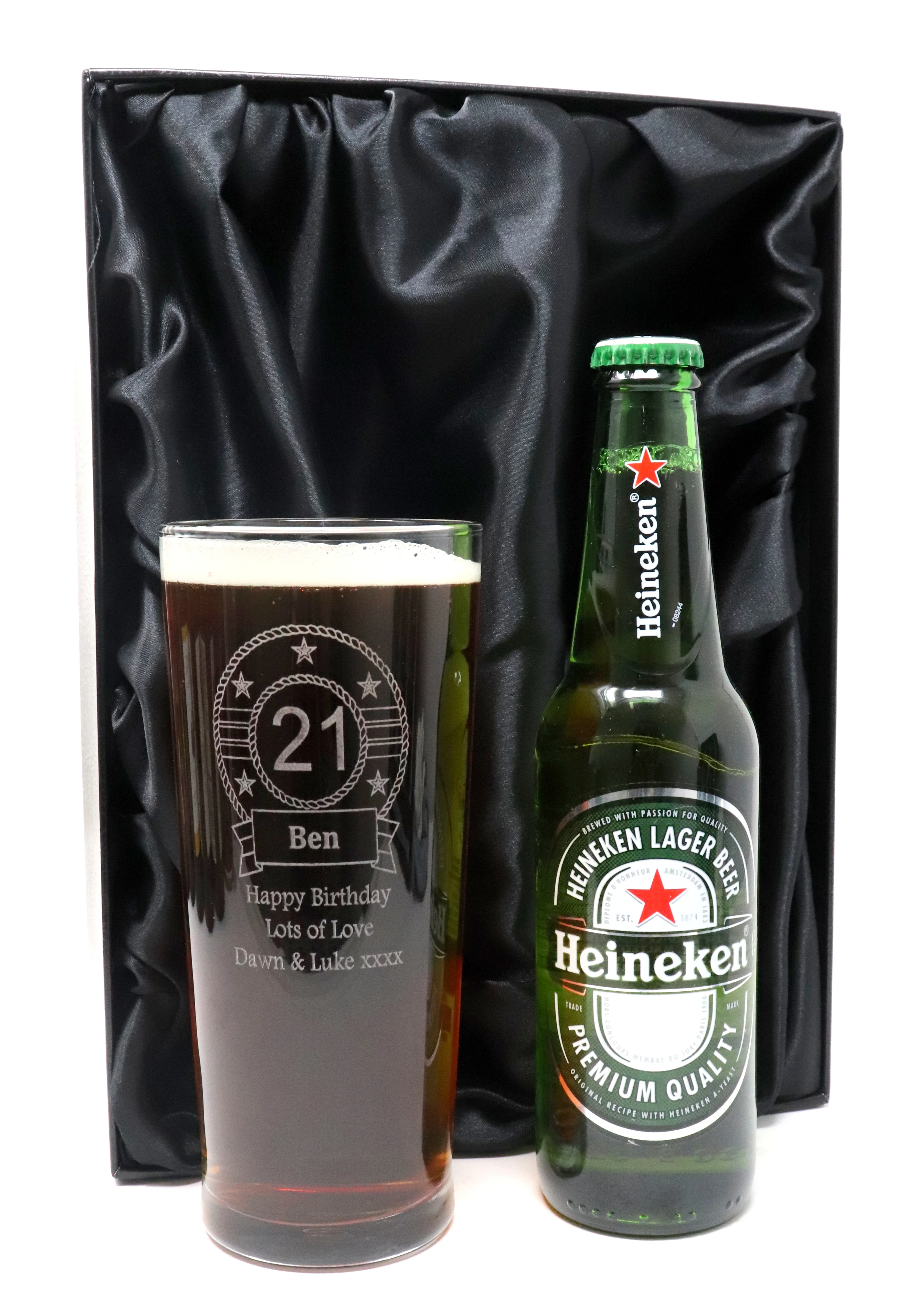 Personalised Birthday Pint Glass & Beer/Cider Gift Set - Image 4