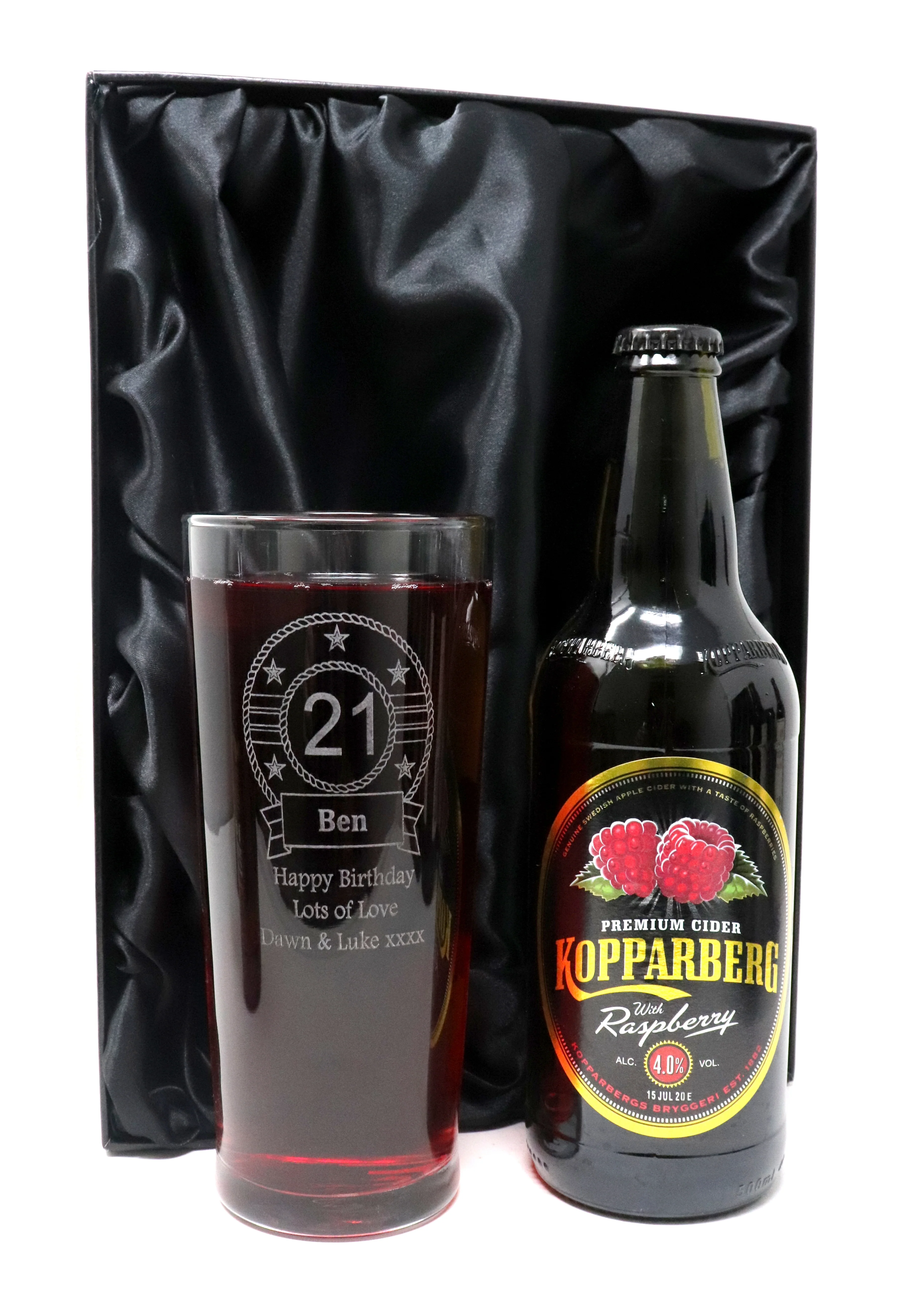 Personalised Birthday Pint Glass & Beer/Cider Gift Set - Image 5