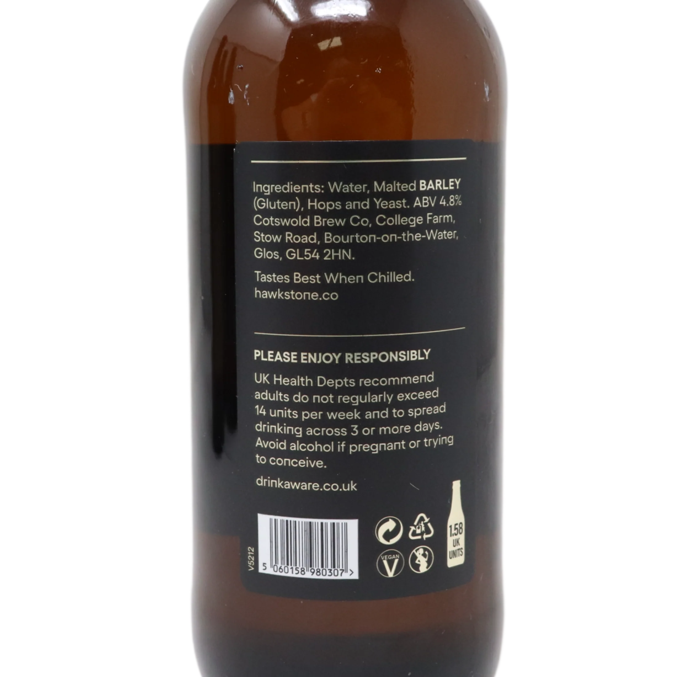 Personalised Pint Glass Tankard & 6 Bottles of Hawkstone Beer Gift Set - 21st Birthday Design - Image 3