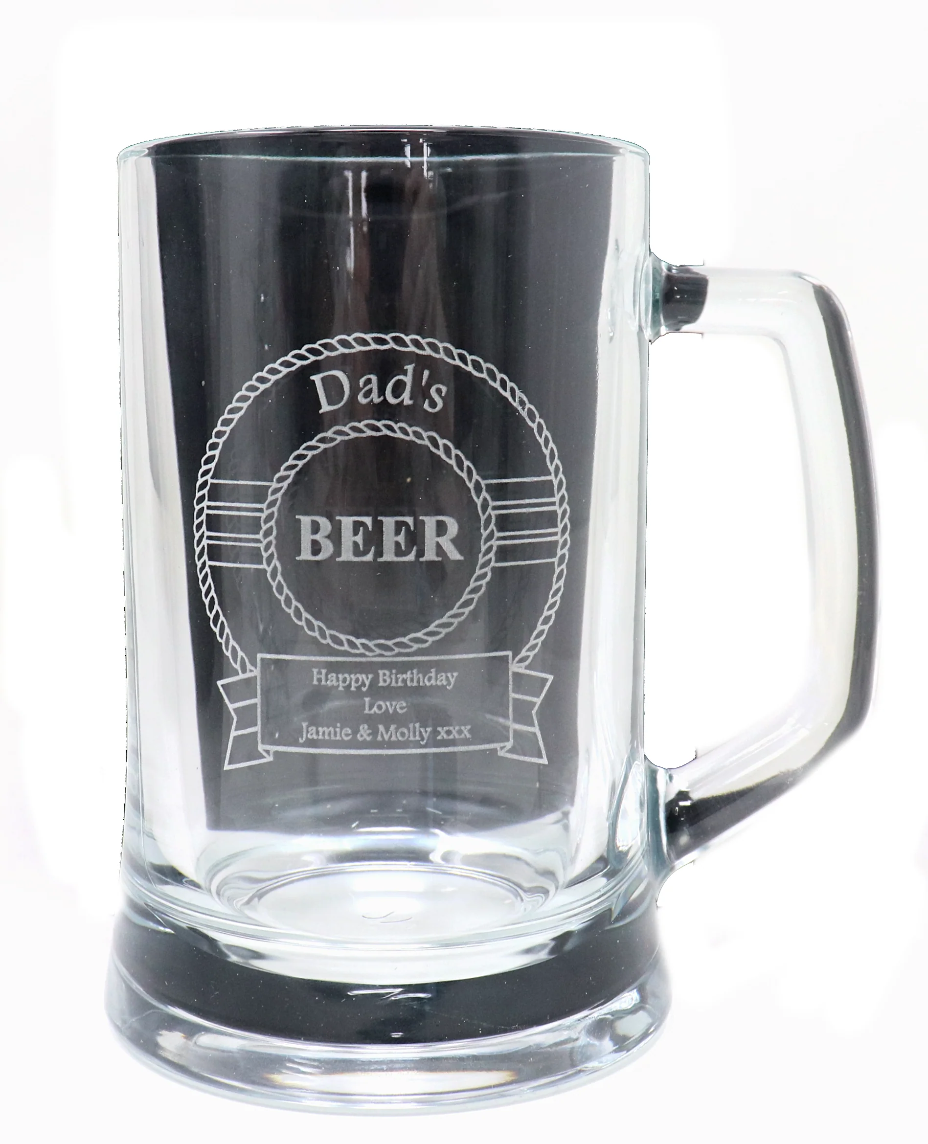 Personalised Pint Glass Tankard - Beer Design - Image 2