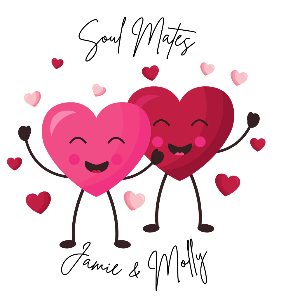 Personalised Soulmates Edible Cocktail Drink Toppers - Image 3